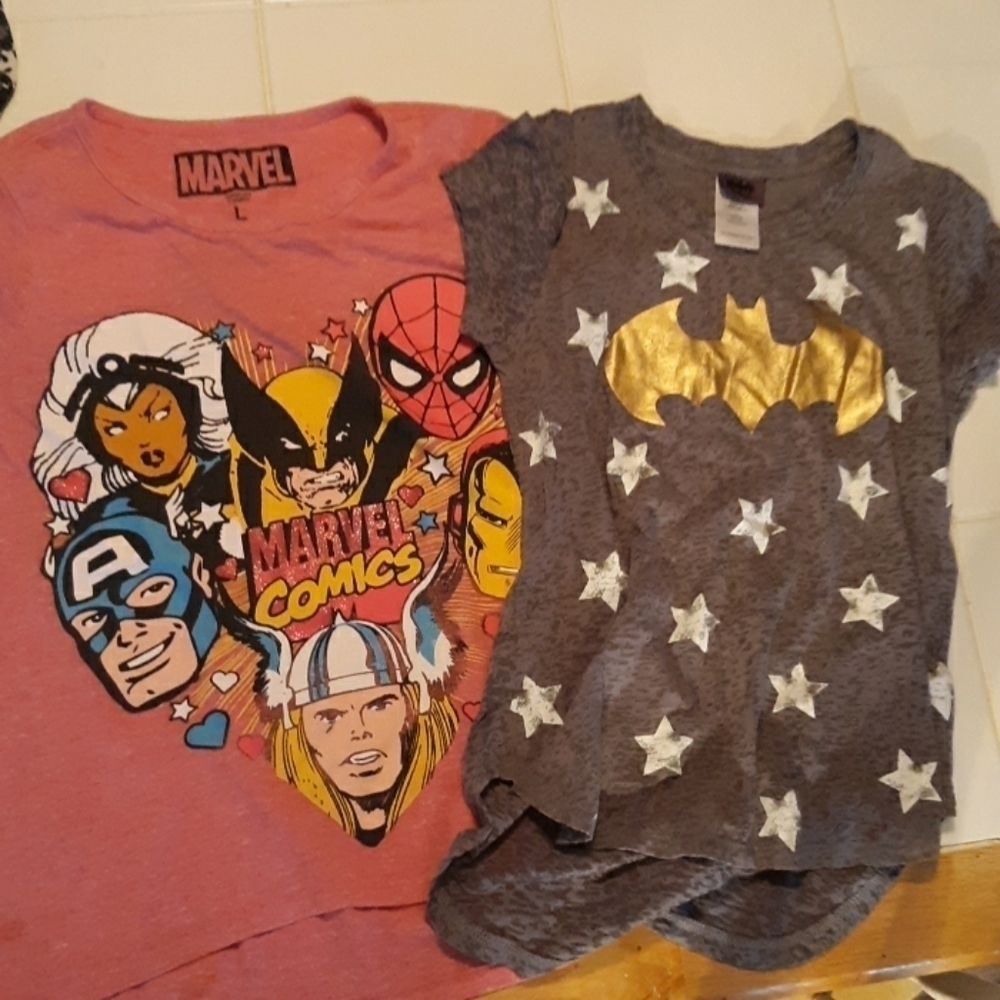 Marvel & Batman girls sz 10/12